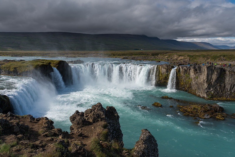 Godafoss，冰岛最著名的瀑布之一