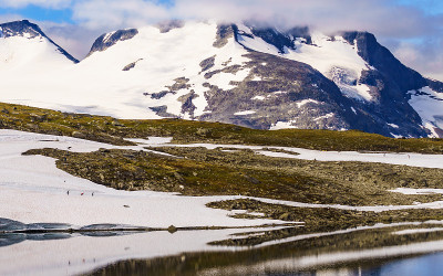 Sognefjellet越野滑雪，挪威