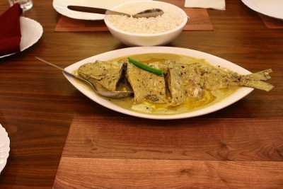 希尔莎鱼和米饭