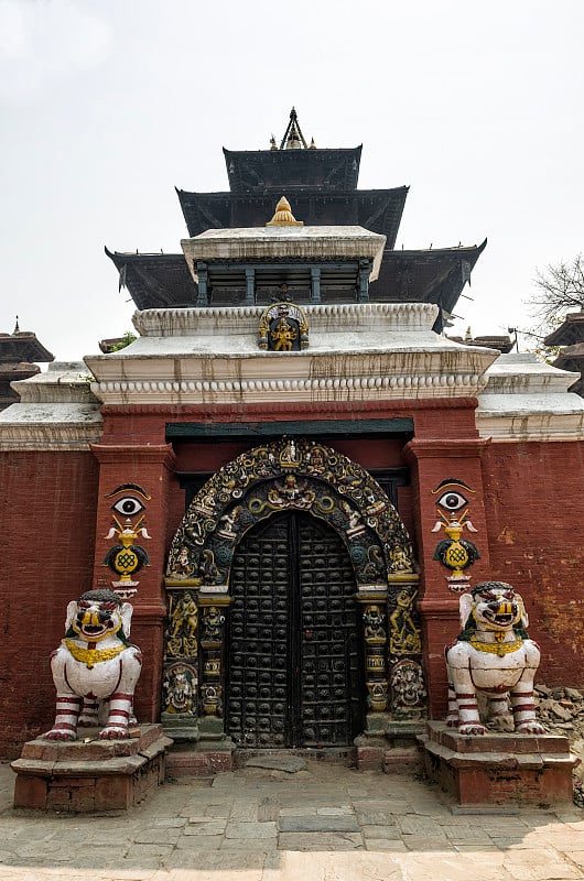 尼泊尔加德满都，哈努曼-多卡杜巴广场的塔里珠寺