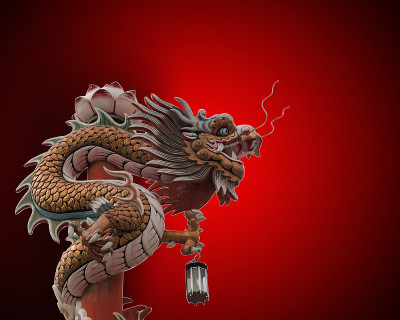 龙的雕像
