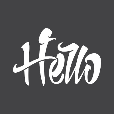 Hello向量题词为明信片。