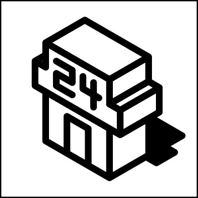 便利店图标在等距设计05