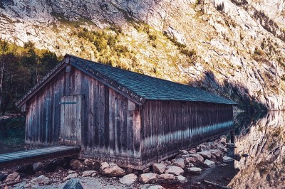欧伯湖的船屋- Königsee