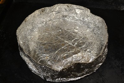 用于烤玉米饼的铝箔烤模