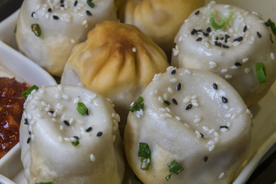 香港菜——上海风味的煎猪肉包