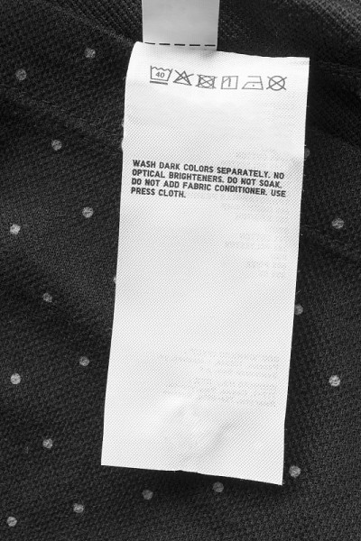 保健衣服标签
