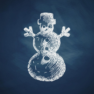 圣诞雪人图标