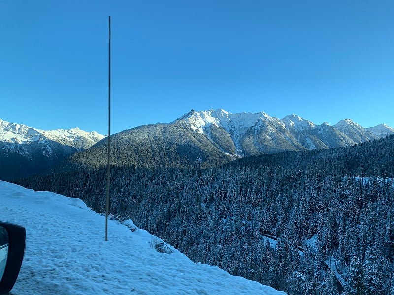 从贝克山山顶的观点