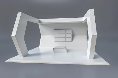 展位3d模板