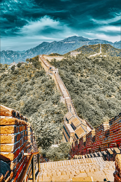 中国长城，“米里峪”段。