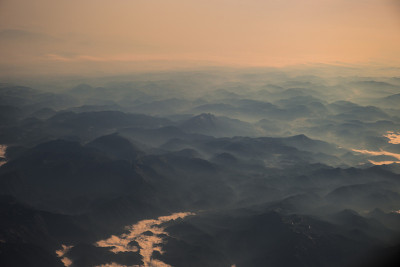 山上有雾
