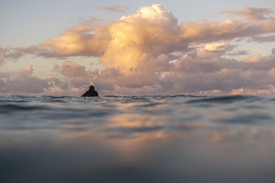 海上日落