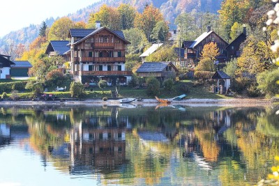 反映在Grundlsee