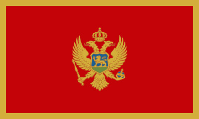 Vectorial illustration of the flag of Montenegro. 