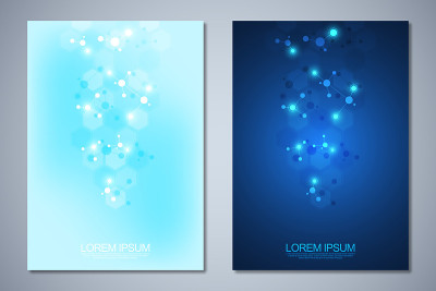 Templates brochure or cover book, page layout, fly