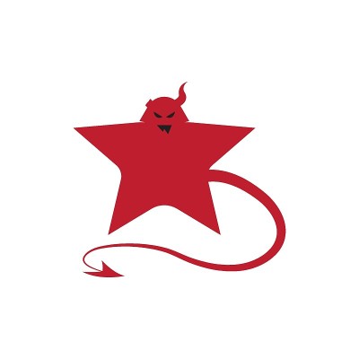 魔鬼标志矢量