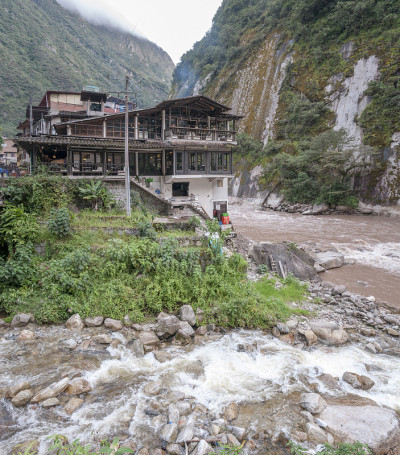 秘鲁阿瓜斯卡连特斯的乌鲁班巴河