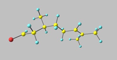 灰上分离的香茅分子结构