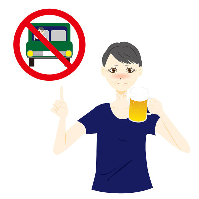 禁止酒后驾车。
