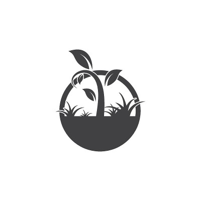 植物矢量图标插图