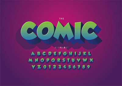 滑稽的字母