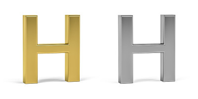 3d字母在金和铝