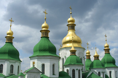 圣索非亚Cathedral.Kiev.Ukraine。