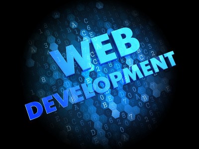 黑暗数字背景下的Web开发。