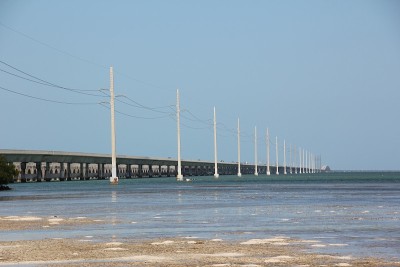 七英里桥，海外高速公路，小鸭子礁岛，佛罗里达礁岛，美国
