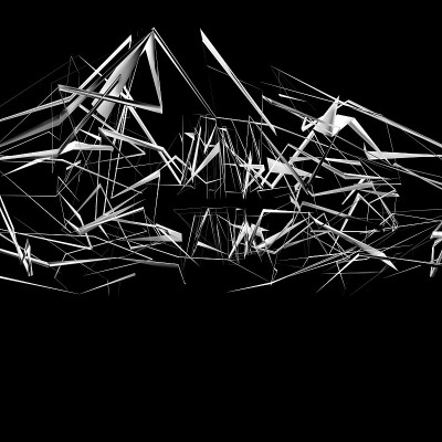 抽象3d渲染未来主义