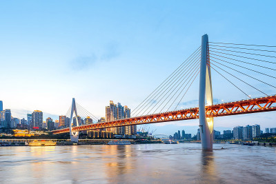 中国重庆城市灯光
