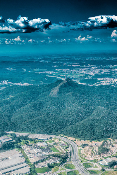 Pico do Jaraguá-Sao Paulo, SP，巴西- 5200英尺。