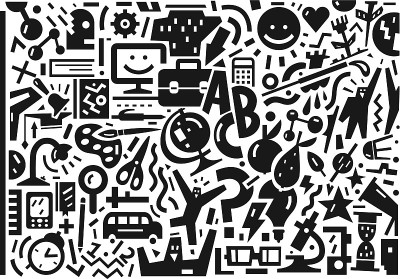 学校，教育-矢量插图