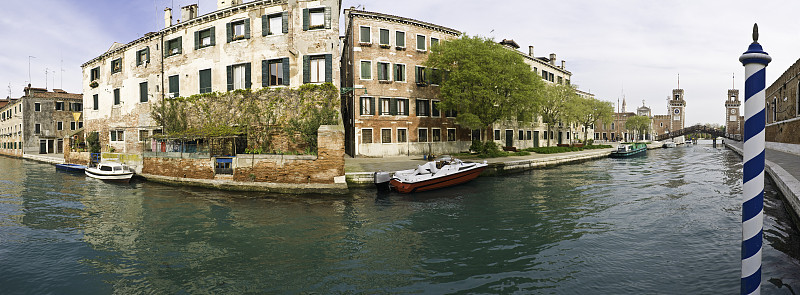 Arsenale和canal Venice