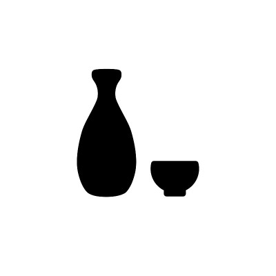[日本清酒]向量图标