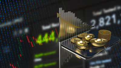 中国金图用于商业概念3d渲染