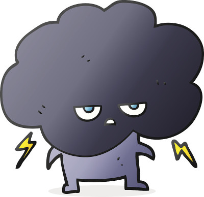 卡通雨云