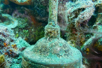 Famous wreck ship Fujikawa maru in Truk lagoon