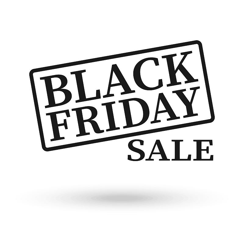 Black Friday Sale Web Banner Design. Vector illust