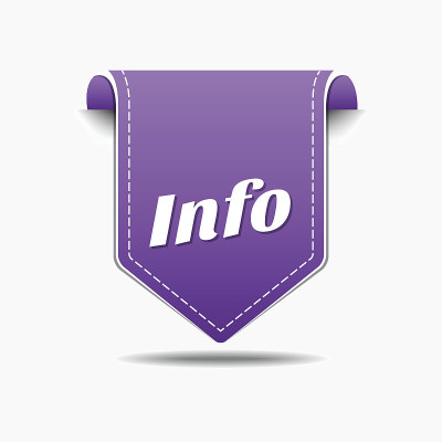 紫色矢量图标设计信息