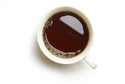 关闭咖啡杯，与剪切路径