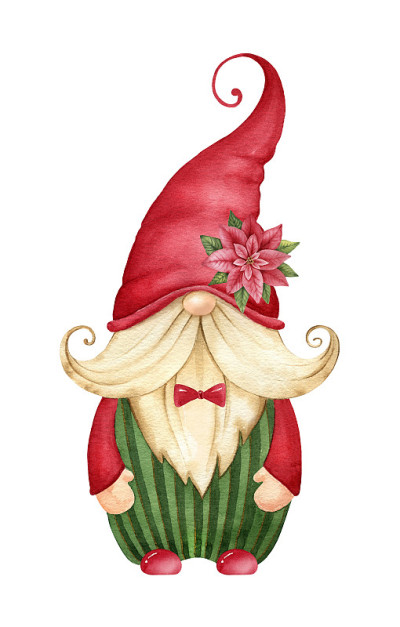 可爱的圣诞节gnome。