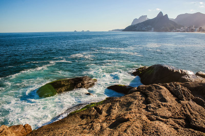 巴西里约热内卢里约热内卢Arpoador Ipanema