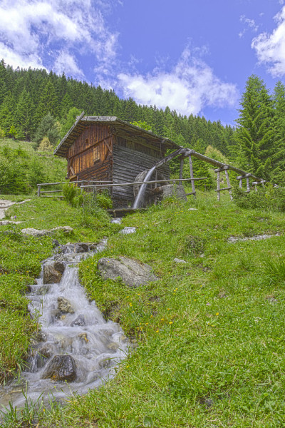 高山水磨，HDR影像