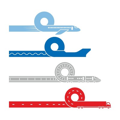 Set of logistic elements
