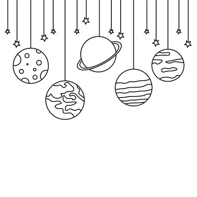 地球图标。星星图标矢量图