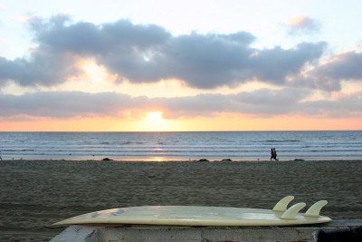 surboard日落