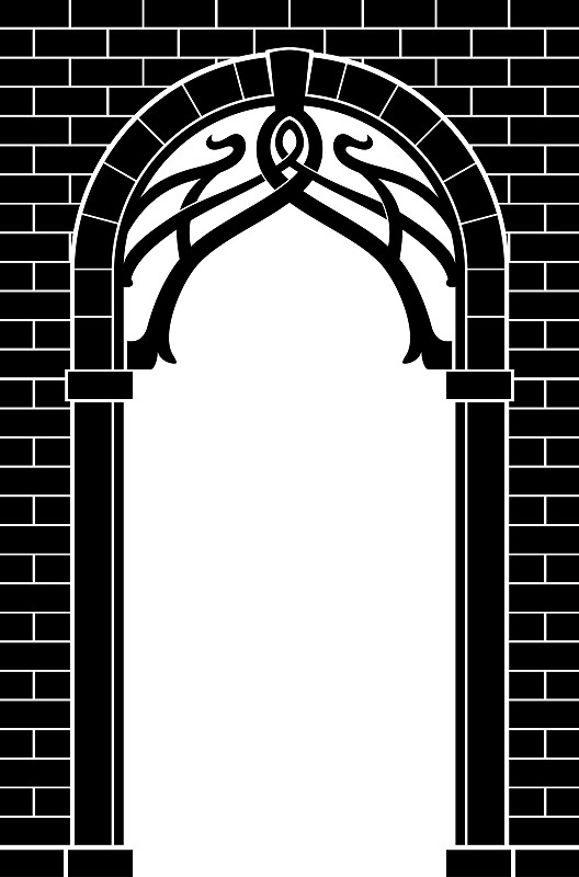 Fantasy Arch Portal Doorway