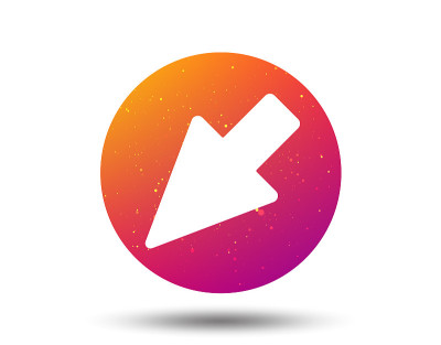 光标图标。计算机位置标志。